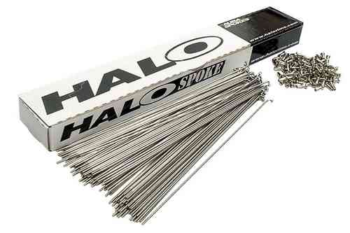 Halo Double Butted Spokes Stainless Steel 14/16/14g