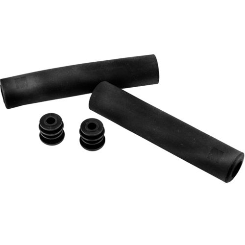 M Part Silicone grips with non slip compound, 140 x 32mm - black