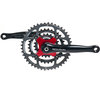 Middleburn RS8 X Type Triple 4arm Chainset With Hardcoat Rings 68 / 73mm
