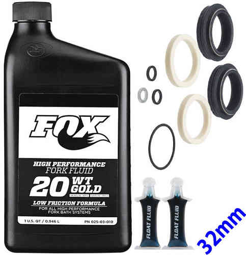 Fox 32mm Fork Service Kit Gold Oil