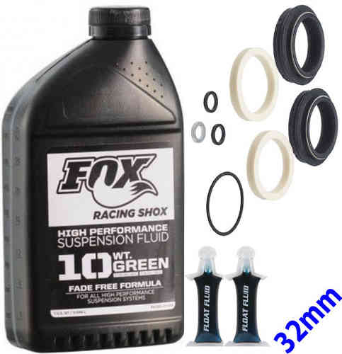 Fox 32mm Fork Service Kit Green Oil