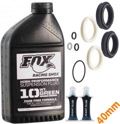 Fox 40mm Fork Service Kit Green Oil