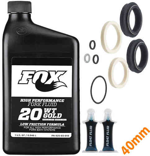 Fox 40mm Fork Service Kit Gold Oil