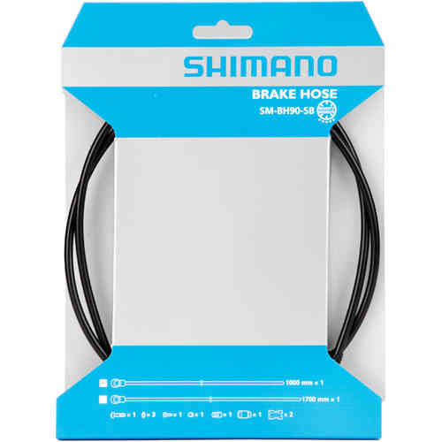 Shimano SM-BH90 XTR disc brake cuttable hose, front, black 100cm