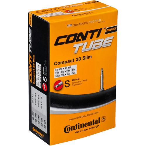 Continental Compact tube 20 x 1 1 / 4 - 1.75 inch Schrader valve Inner Tube