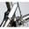 M Part Adjustable mirror for head tube fitment narrow black