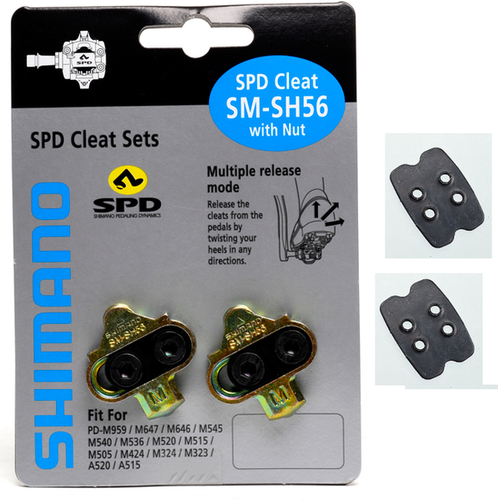 Shimano SH56 MTB SPD cleats multi-release