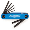 Park Tool AWS-10 Fold-Up Hex Wrench Set 1.5 To 6 mm
