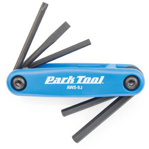 Park Tool AWS-9.2 - Fold-Up Hex Wrench & Screwdriver Set