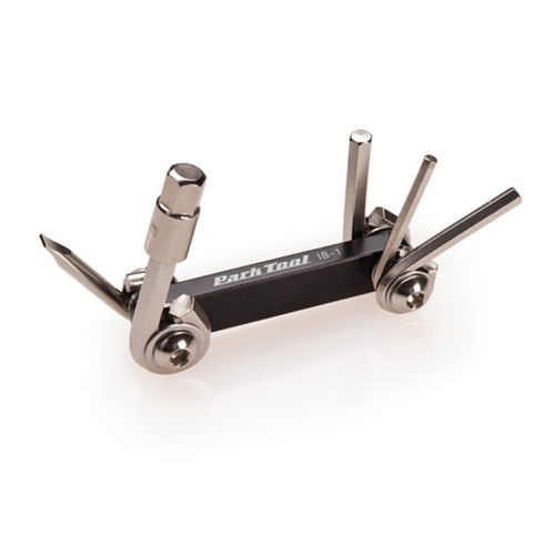 Park Tool IB-1 - I-Beam Mini Fold-Up Hex Wrench & Screwdriver Set