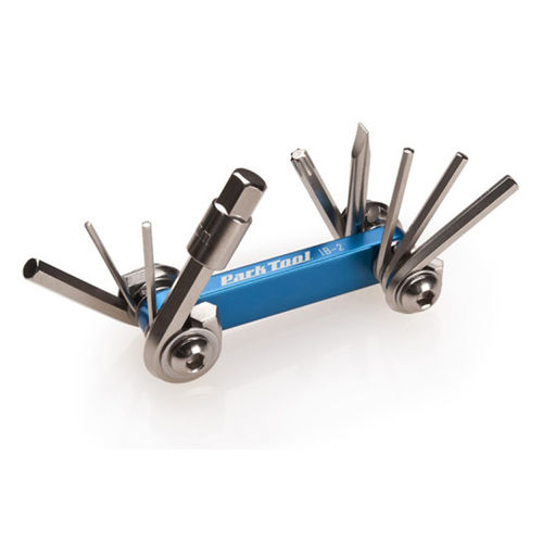 Park Tool IB-2 - I-Beam Mini Fold-Up Hex Wrench Screwdriver & Star-Shaped