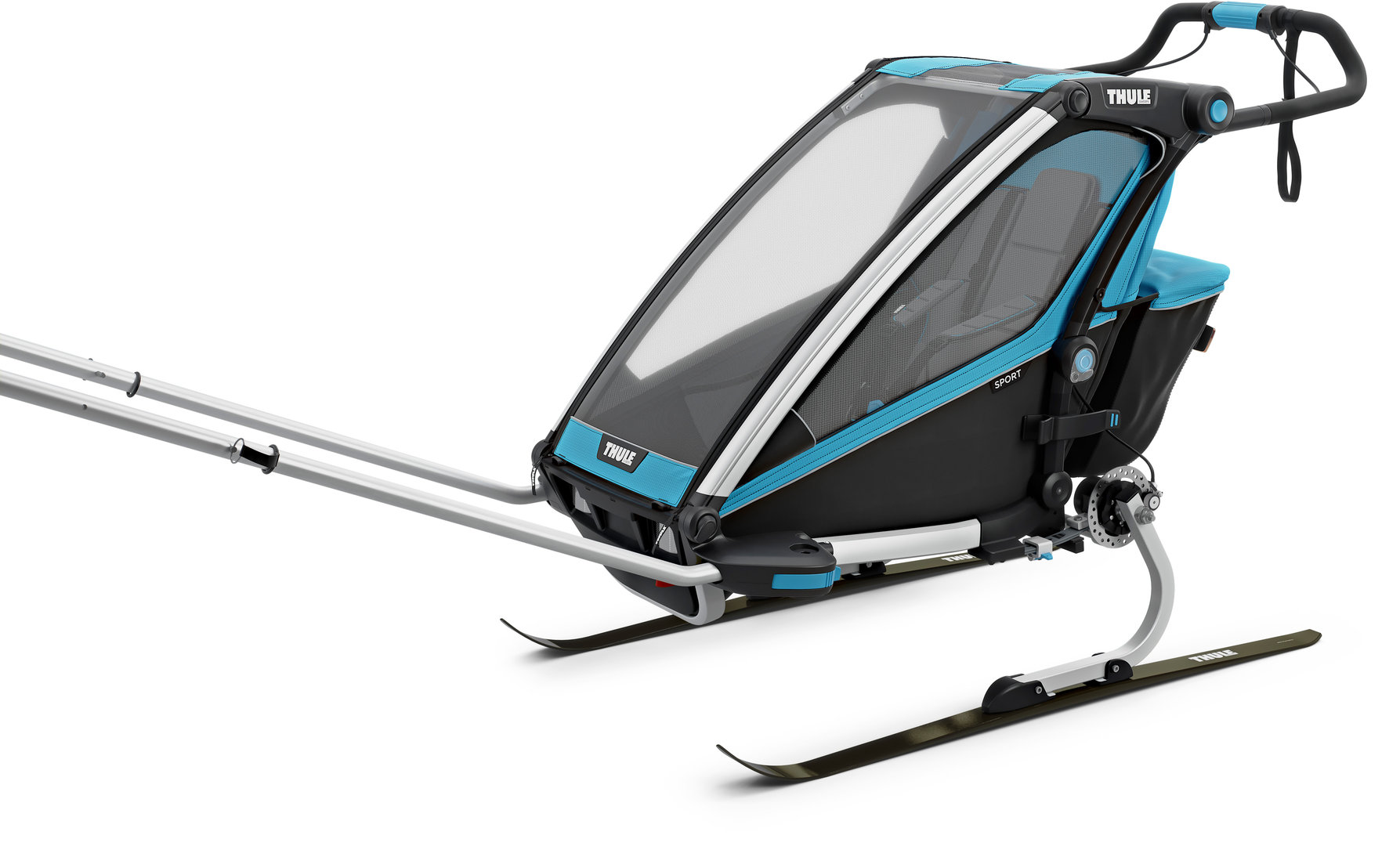 thule chariot cross 2 ski kit