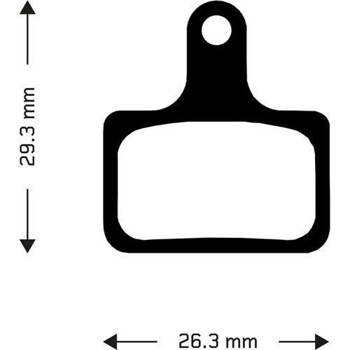 Aztec Organic disc brake pads for Shimano flat mount callipers (Pair)