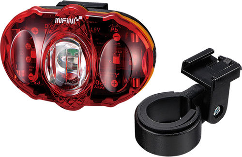 Infini Vista 3 LED rear light with batteries and bracket