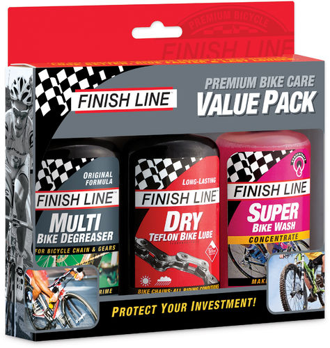 FINISH LINE Bike Care Summer value pack 4 oz Multi / Bike Wash / Dry