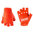 POC AVIP Glove Short Orange with Orange Palm