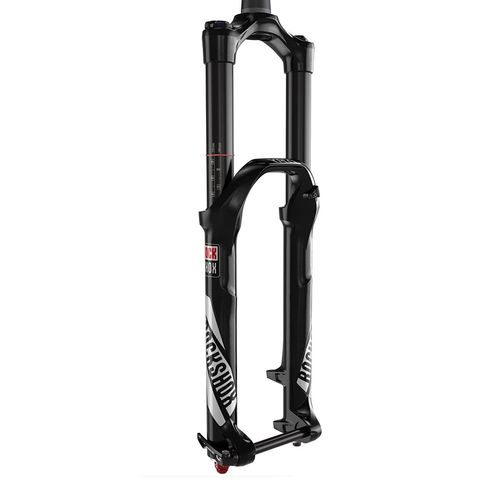 RockShox Yari RC- 27.5 Boost Compatible Solo Air- Diffusion Black- Crown Adj Tapered- 42 Offset Disc