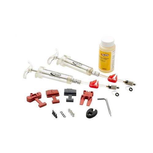 SRAM Pro Brake Bleed Kit Includes 2 Syringes + 5.1 Hydraulic Fluid-SRAM X0/ XX/ Guide/Level/Hydror