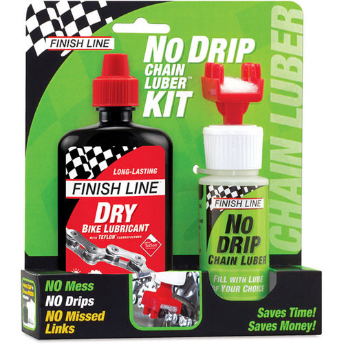 Finish Line Chain Luber Combo (4oz Dry Lube + No Drip Chain Luber)