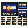 Yeti Colorado Flag Sticker Pack