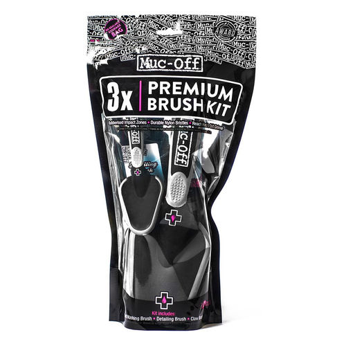 Muc-Off 3x Premium Brush Kit