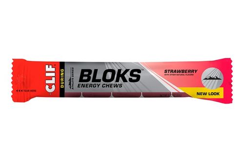 Clif Bar Blok Energy Chews - Strawberry