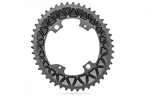 Absolute Black Road Oval Sub-Compact Chainring - 4 Bolt 110BCD