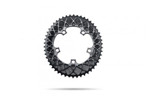 Absolute Black Road Oval Sram Chainring - 5 Bolt 110BCD