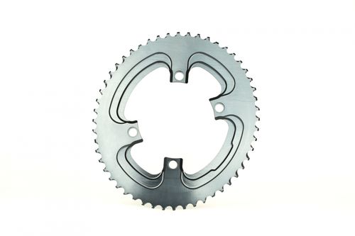 Absolute Black Road Oval Winter Chainring - 110BCD