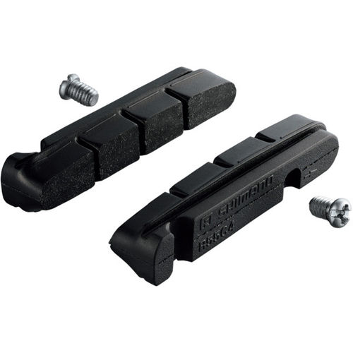 Shimano BR-770 Cartridge-Type Brake Shoes Inserts R55C +1mm And Fixing Bolts - Pair