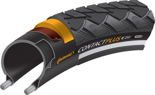 Continental  Contact Plus Reflex 700c Black Tyre