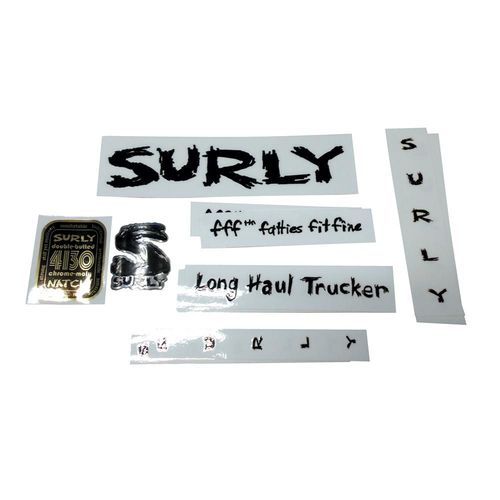 Surly Frame Decal Kit, Long Haul Trucker - Complete inc. Headtube Badge