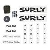 Surly Frame Decal Kit, Pack Rat - Complete inc. Headtube Badge