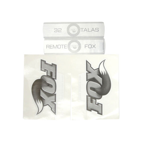 Fox Fork 32 TALAS III Remote O/B B/W Decal Kit White 2010