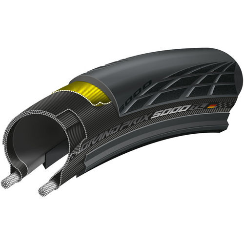 Continental Grand Prix 5000 BlackChili Tubeless Folding Tyre
