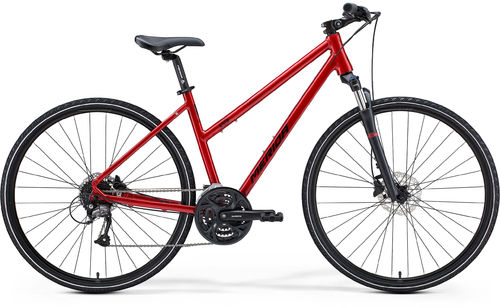 Merida Crossway 40 Red/Black Women's Hybrid Bike 2021