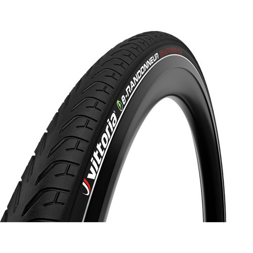 Vittoria E-Randonneur Rigid Full Black Refl G2.0 E-Bike Tyre