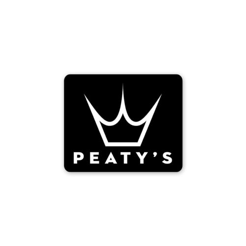 Peaty's Crown Logo Sticker