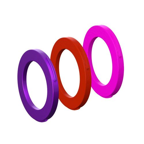 Magura Ring kit for caliper, 2 pistons disc brake, purple, red, pink
