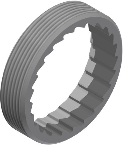 DT Swiss External screw thread ring nut M35 x 1 mm, for Hybrid Pawl Hubs, steel
